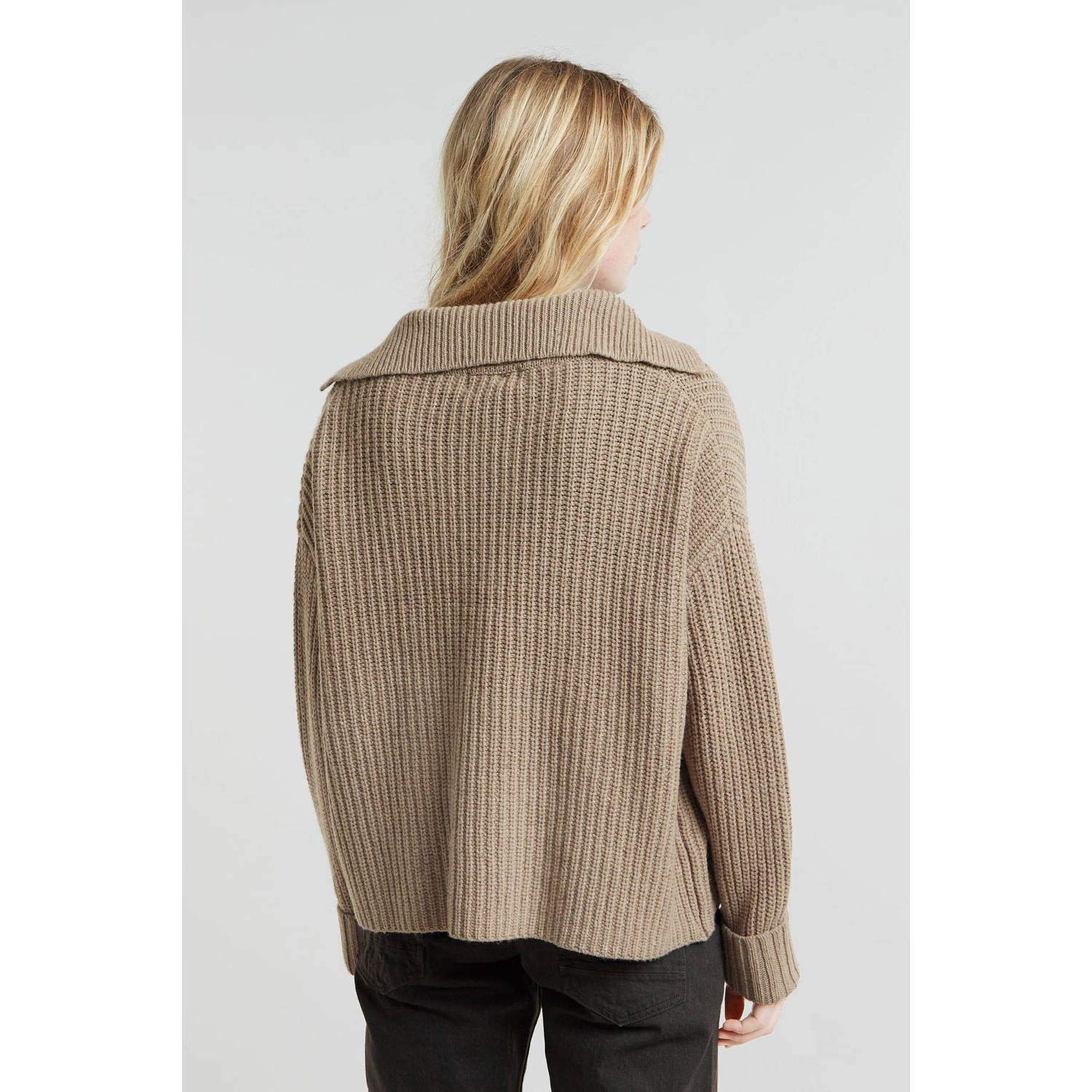 G-STAR wol gebreide trui beige