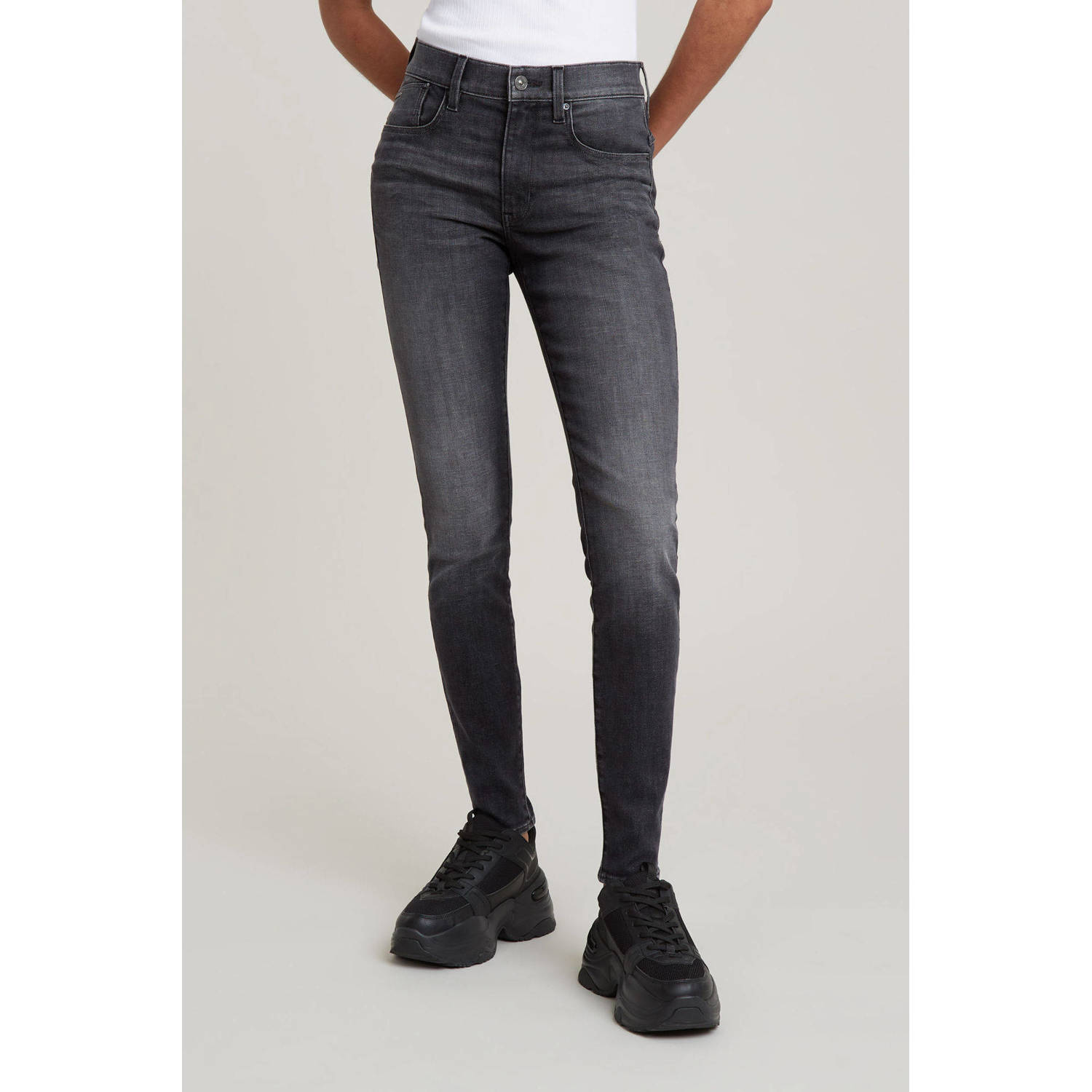 G-Star RAW Lhana Skinny Jeans Zwart Dames