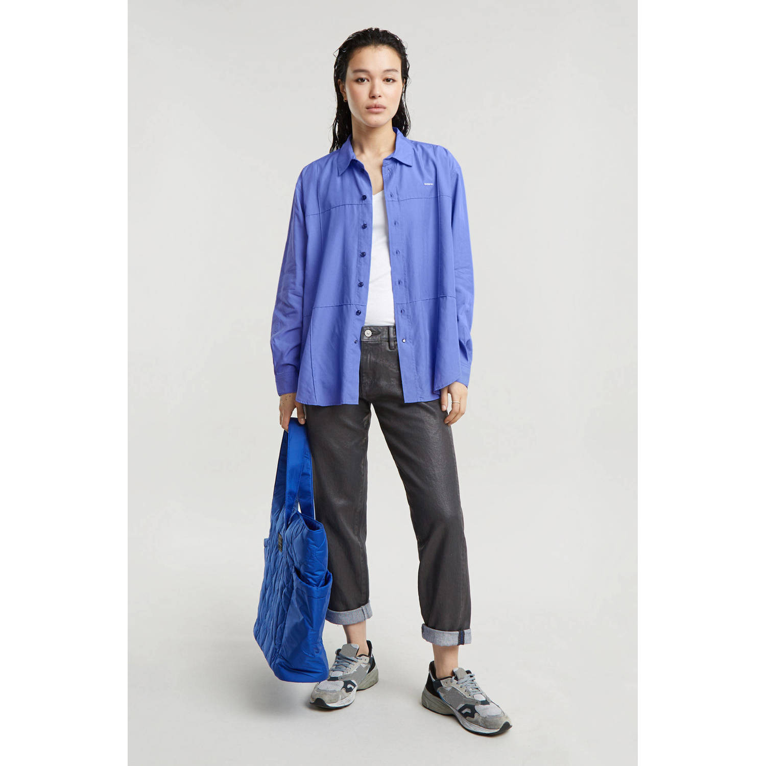G-STAR blouse blauw