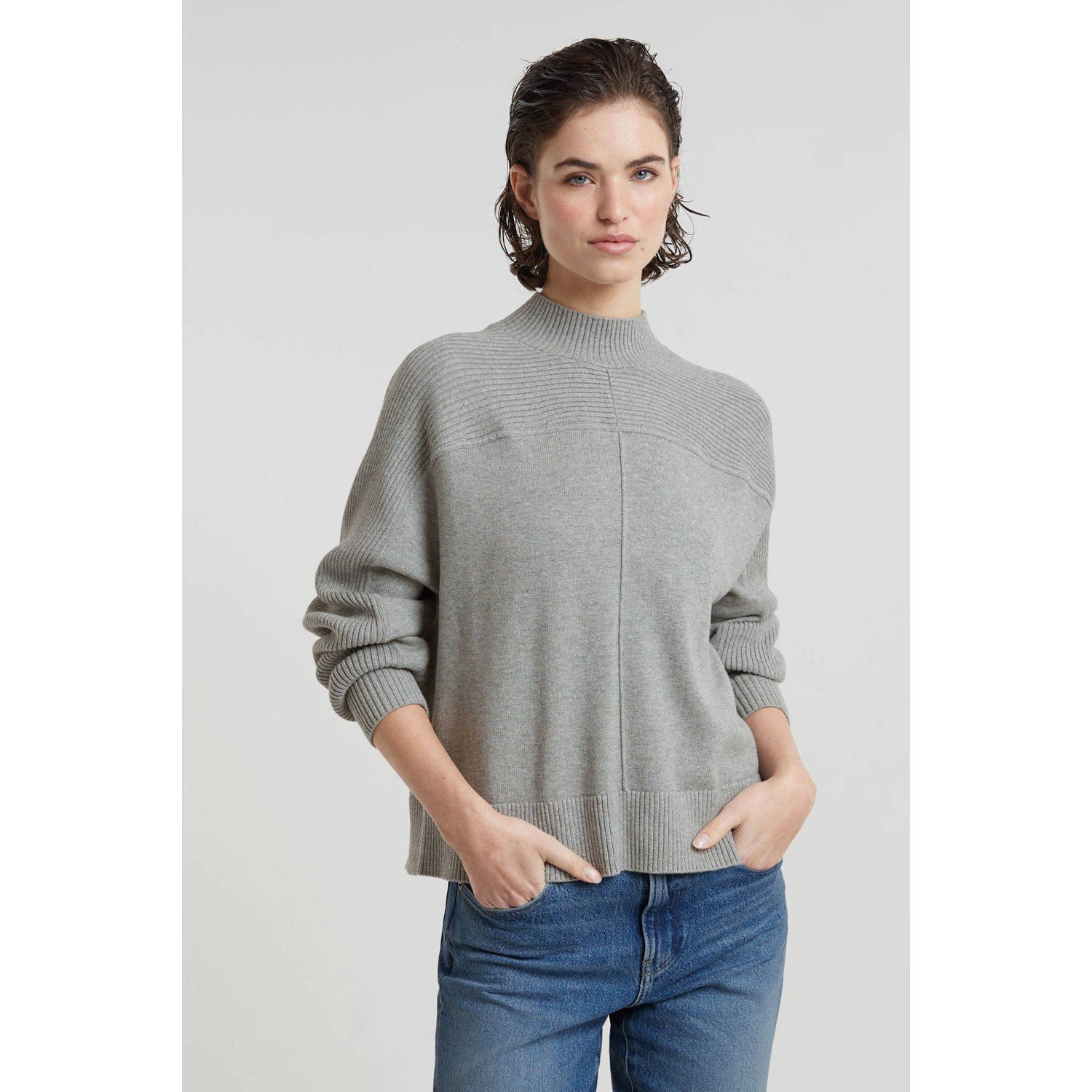 G-Star RAW Boxy Mock Jumper Meerkleurig Dames