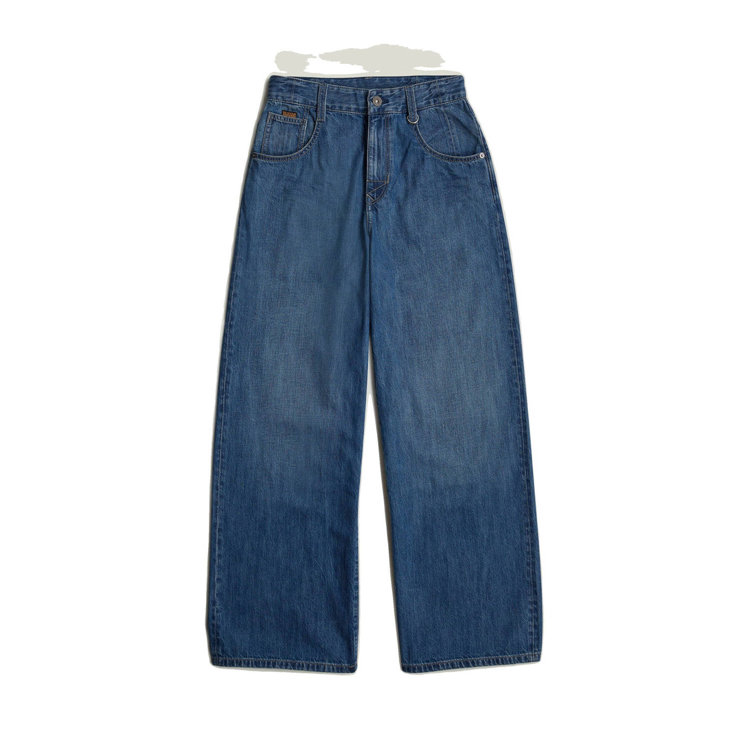 G-STAR low waist loose jeans medium blue denim