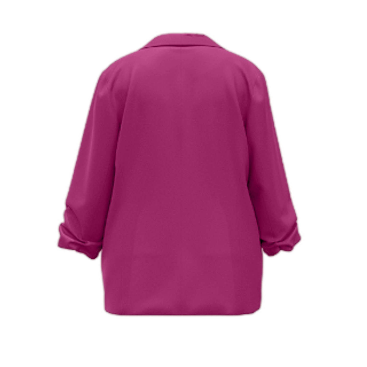 PIECES Curve rechtvallende blazer PCBOSS fuchsia