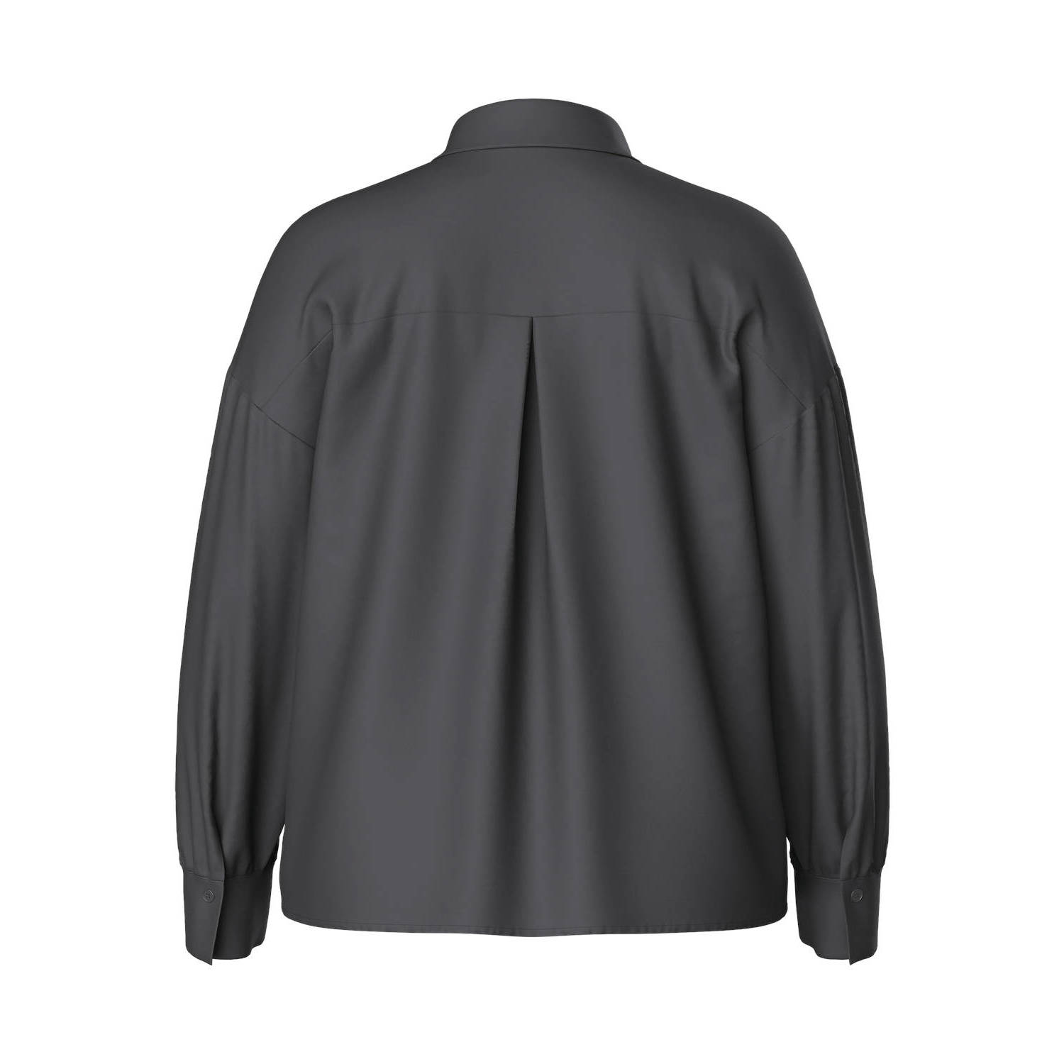 PIECES Curve blouse PCFRANAN zwart