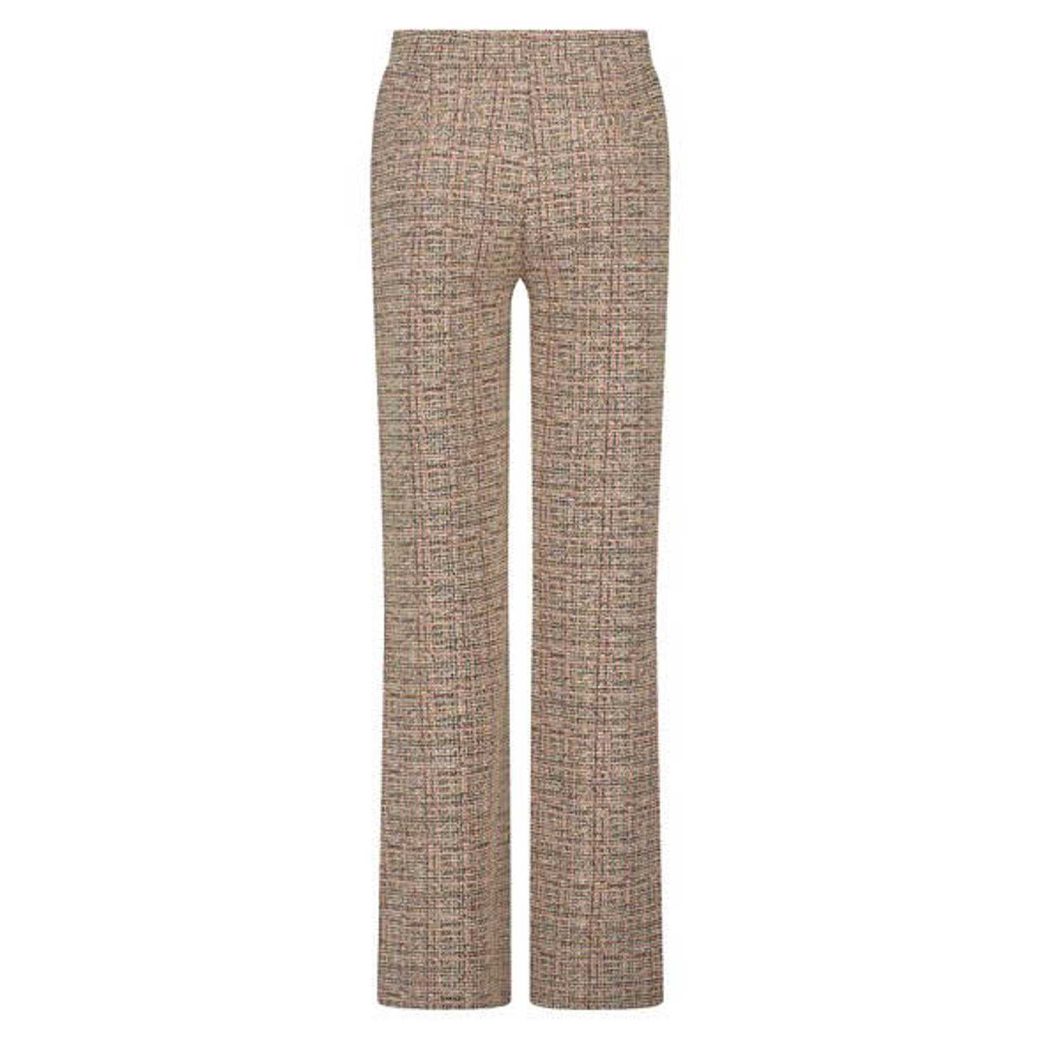 Tramontana high waist straight fit stretch broek multi