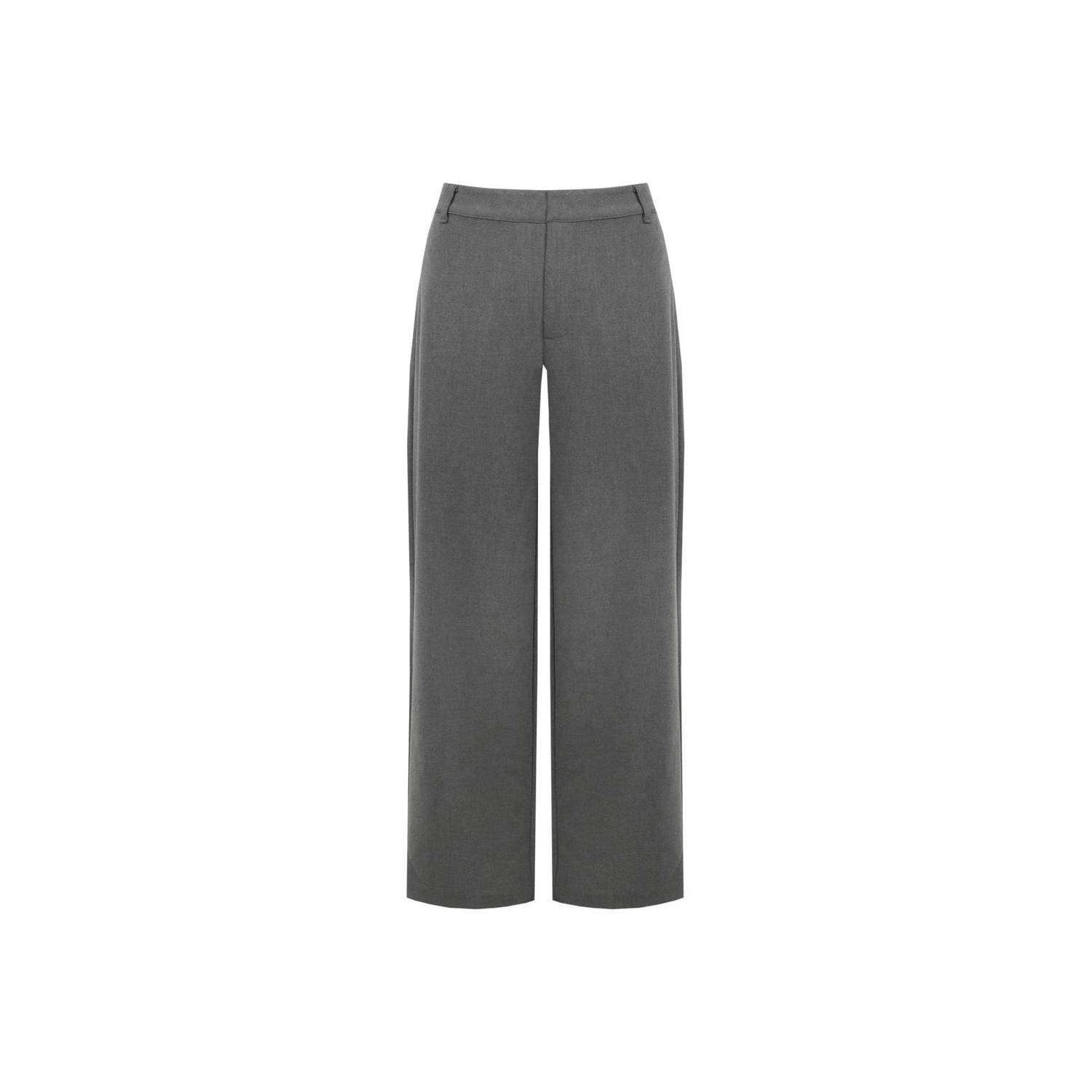 G-maxx X Froukje wide leg broek Marije grijs