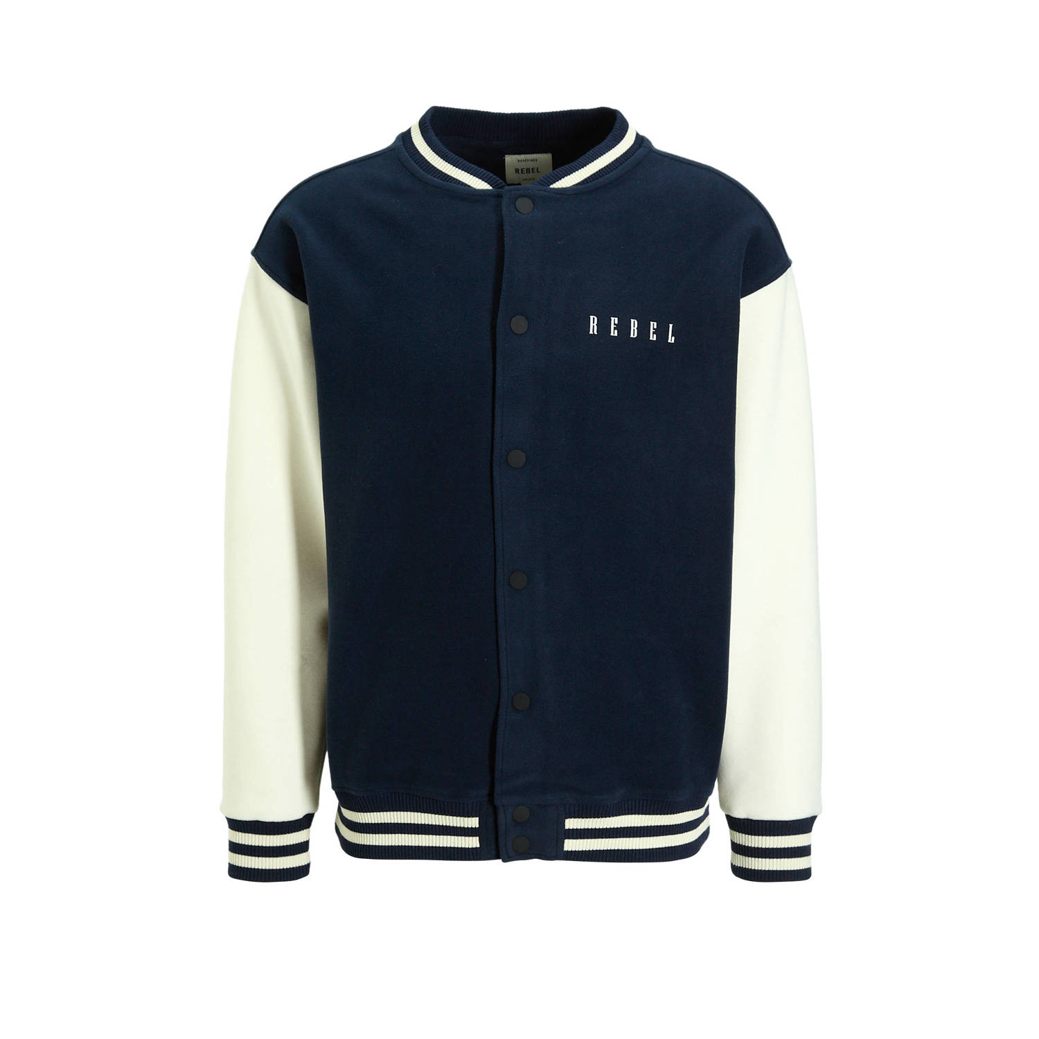 Redefined Rebel baseball jacket RRJamir navy blazer