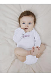 thumbnail: NAME IT BABY romper NBFBODY - wit/lila/paars (set van 3)
