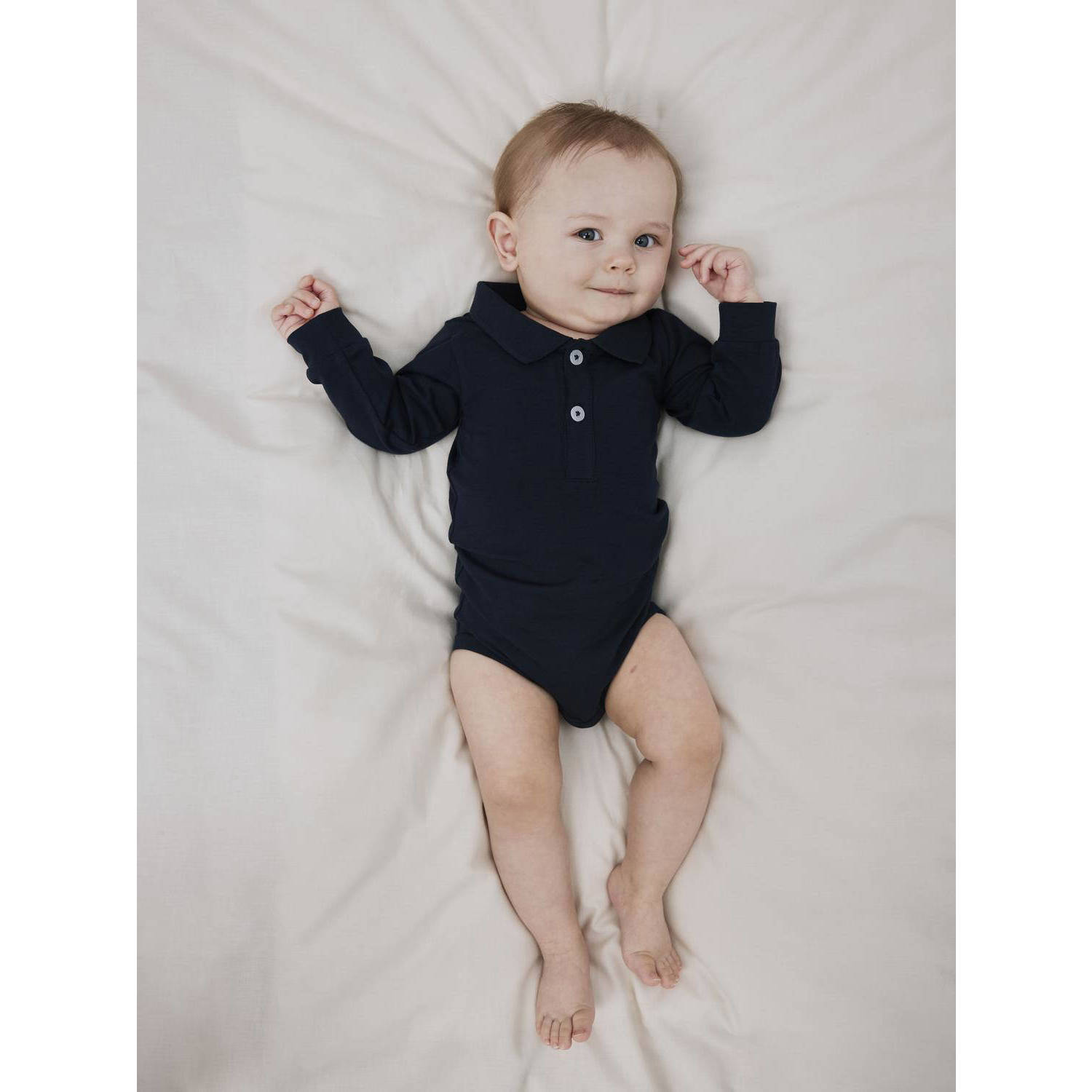 NAME IT BABY romper NBMHOLGER donkerblauw