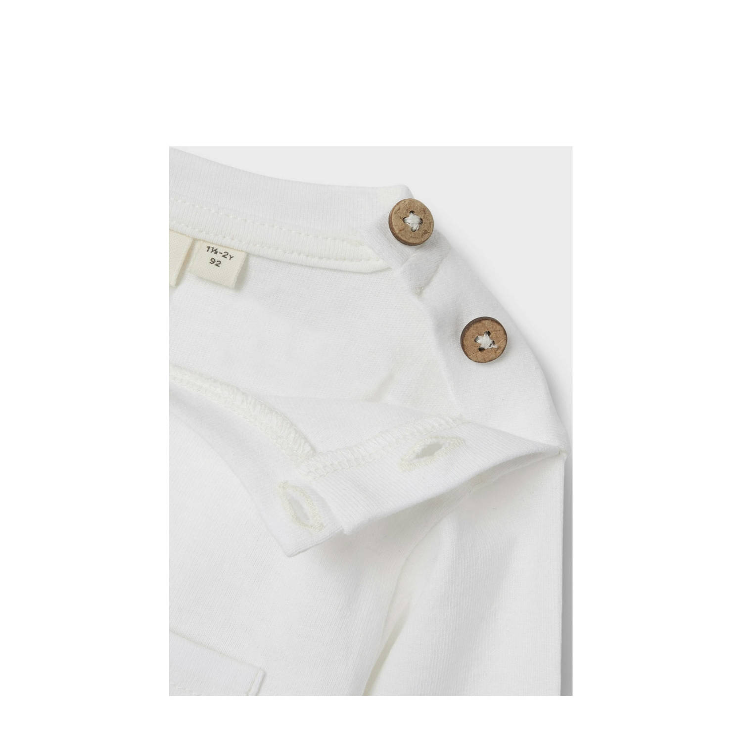 LIL' ATELIER MINI longsleeve NMMDOLAN wit