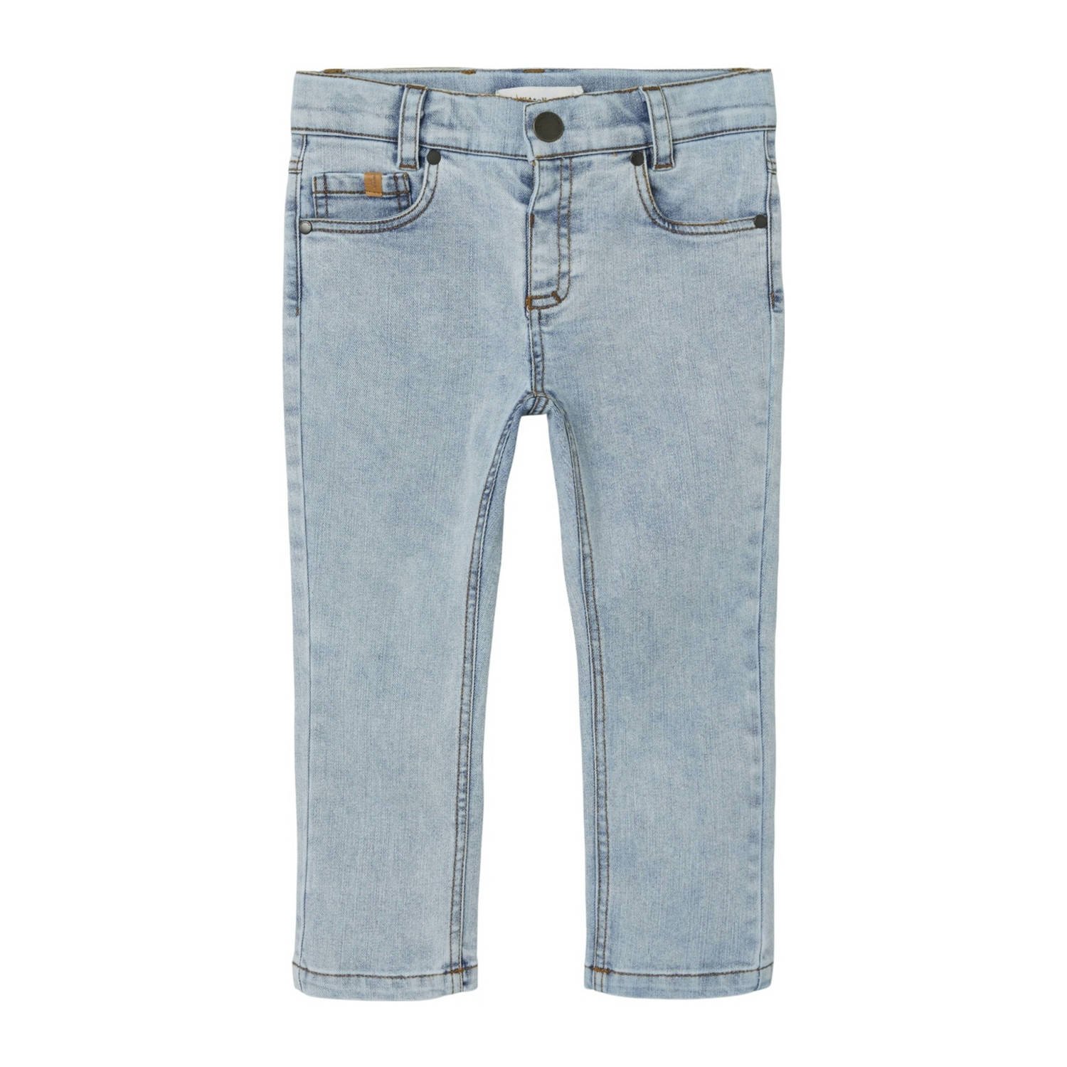 LIL' ATELIER MINI regular fit jeans NMNROME light blue denim Blauw Jongens Katoen 110