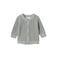LIL' ATELIER BABY baby gebreid vest NMNEMLEN lichtgrijs