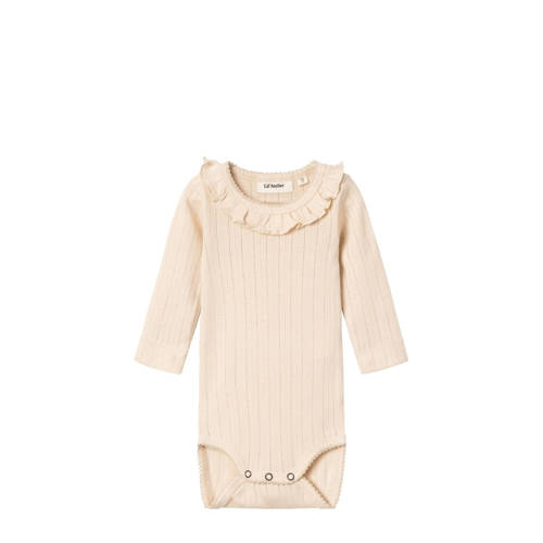 LIL' ATELIER BABY romper NBFRACHEL ecru afbeelding