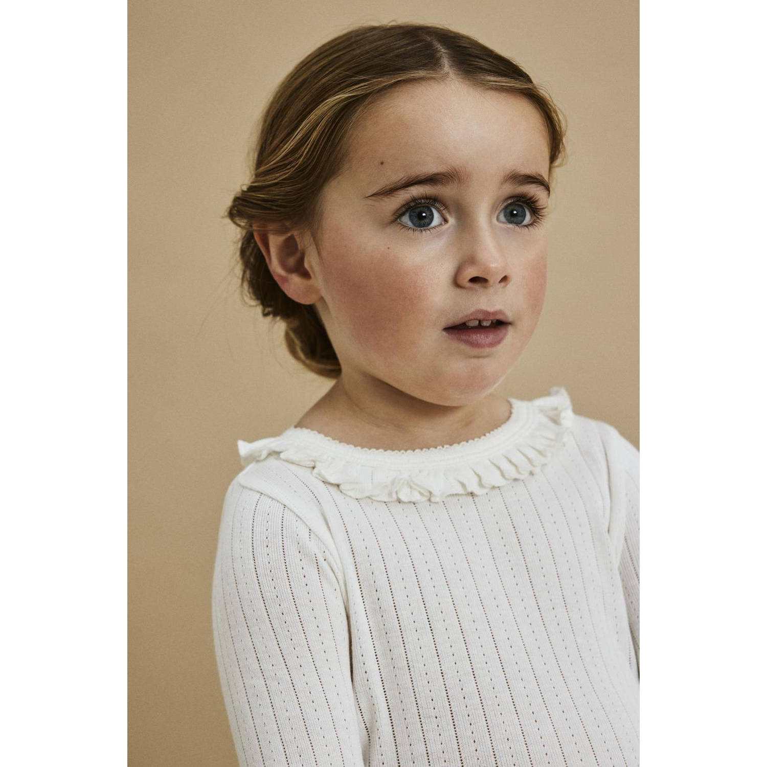 LIL' ATELIER MINI longsleeve NMFRACHEL offwhite