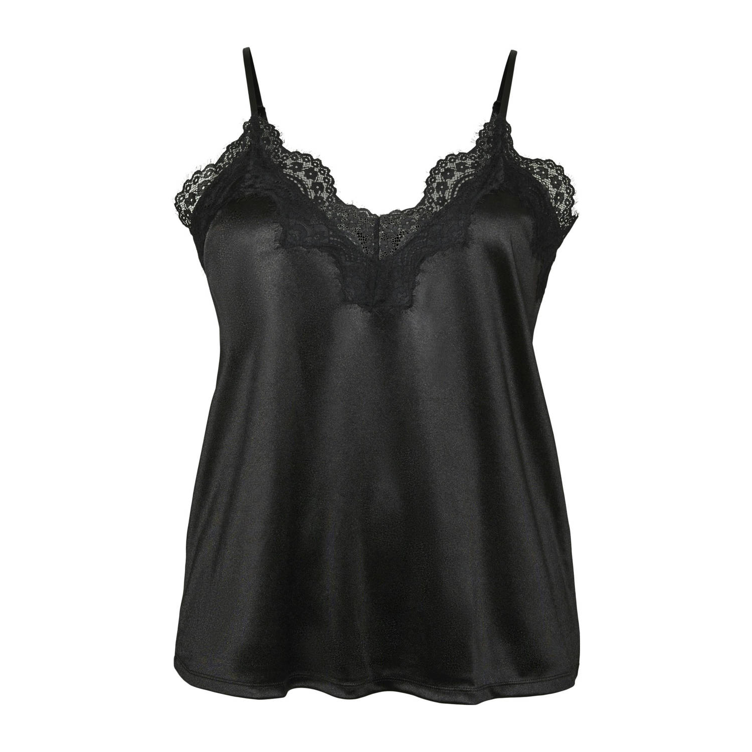 VERO MODA CURVE singlet VMCANNI zwart