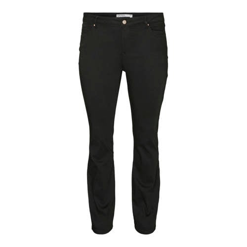 VERO MODA CURVE straight leg jeans zwart afbeelding