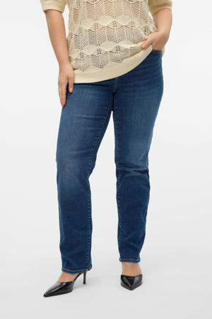 straight leg jeans VMCFLASH dark blue denim