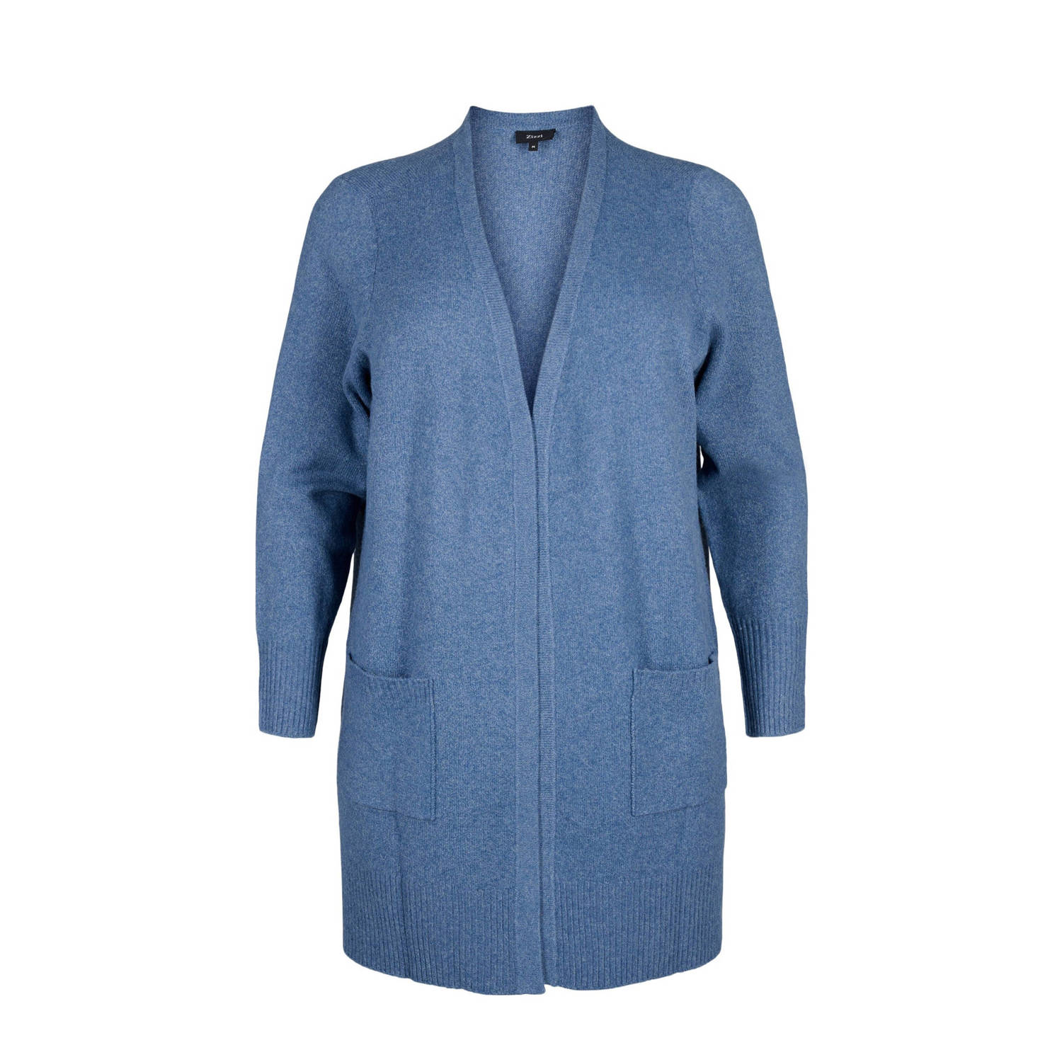 Zizzi vest CASUNNY blauw
