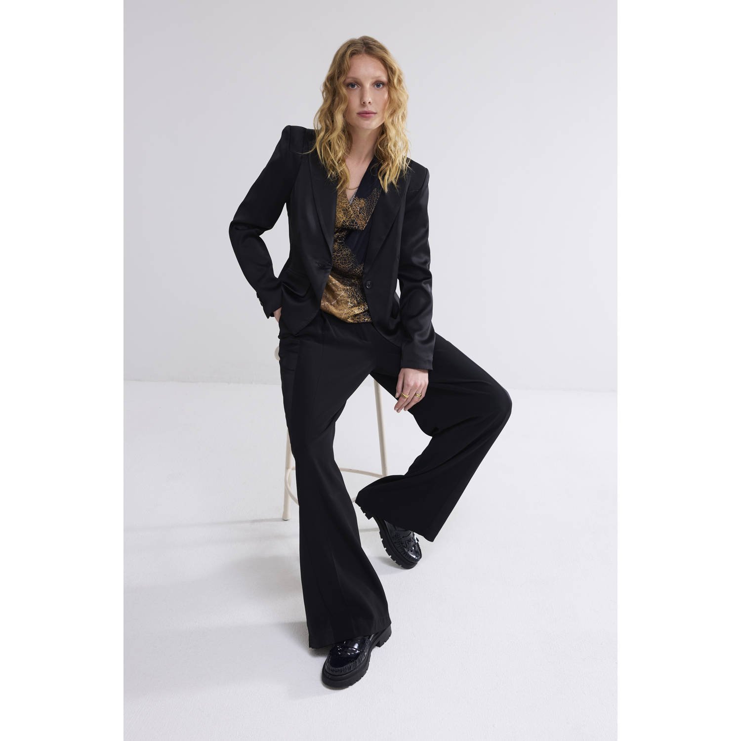 Summum getailleerde blazer zwart