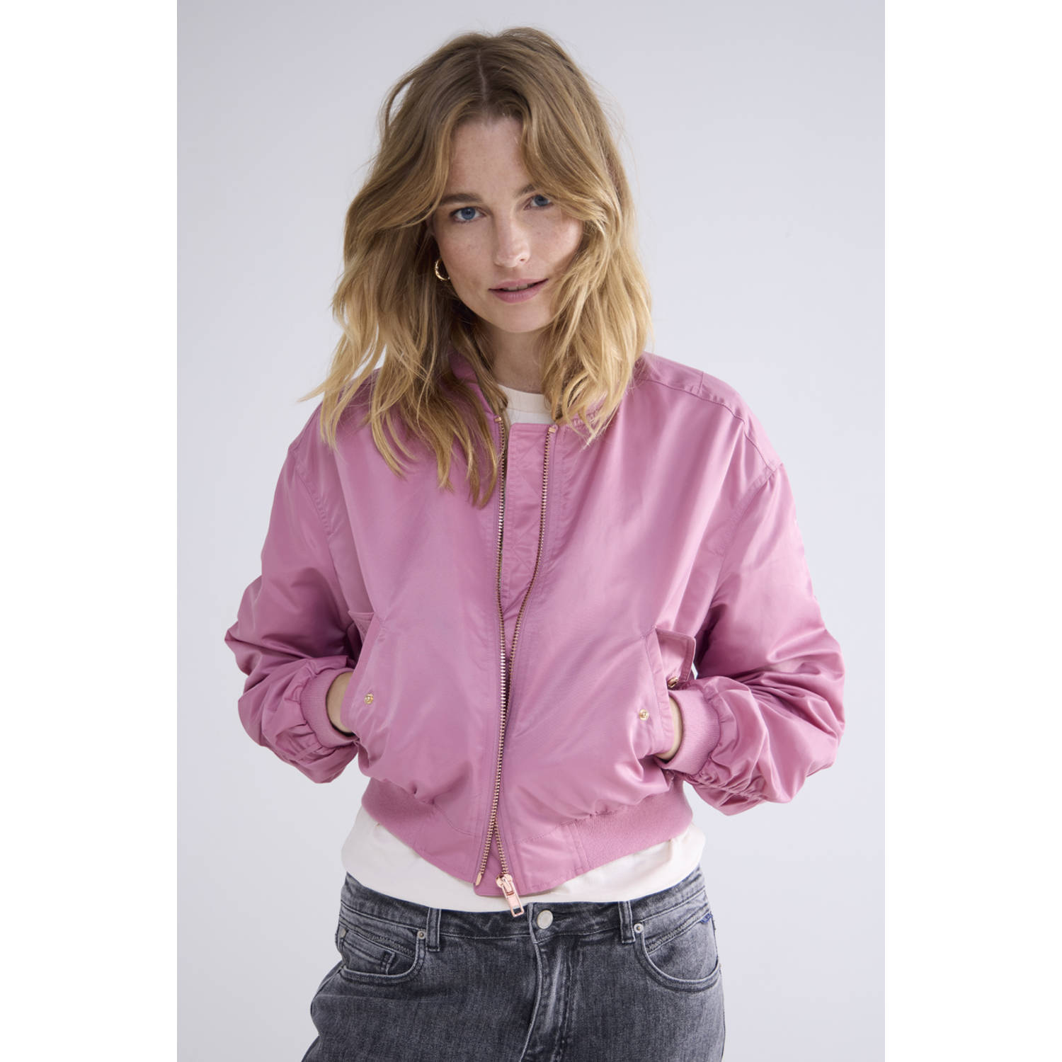 Summum bomberjack winter roze