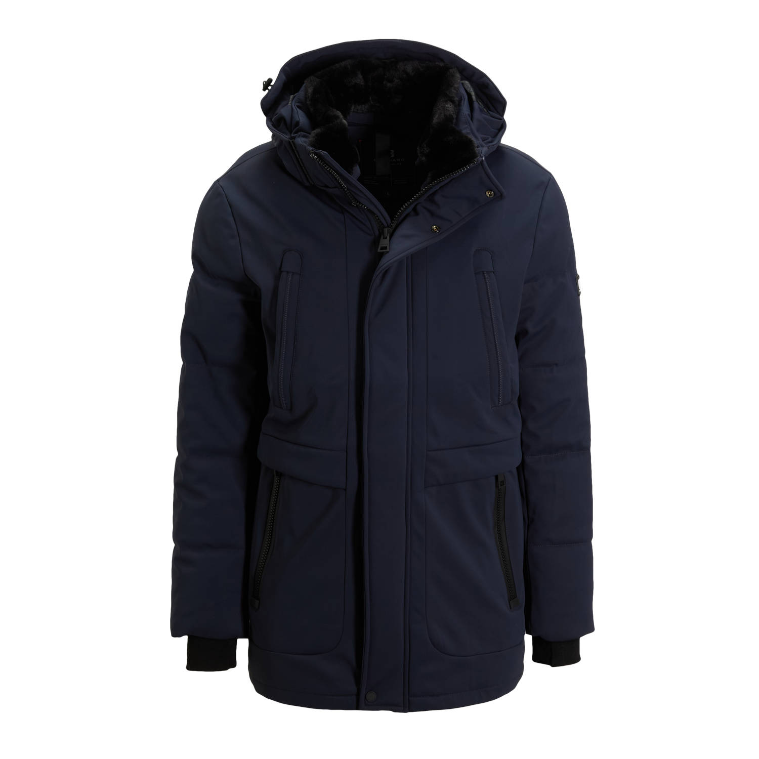 GABBIANO parka met afneembare capuchon navy