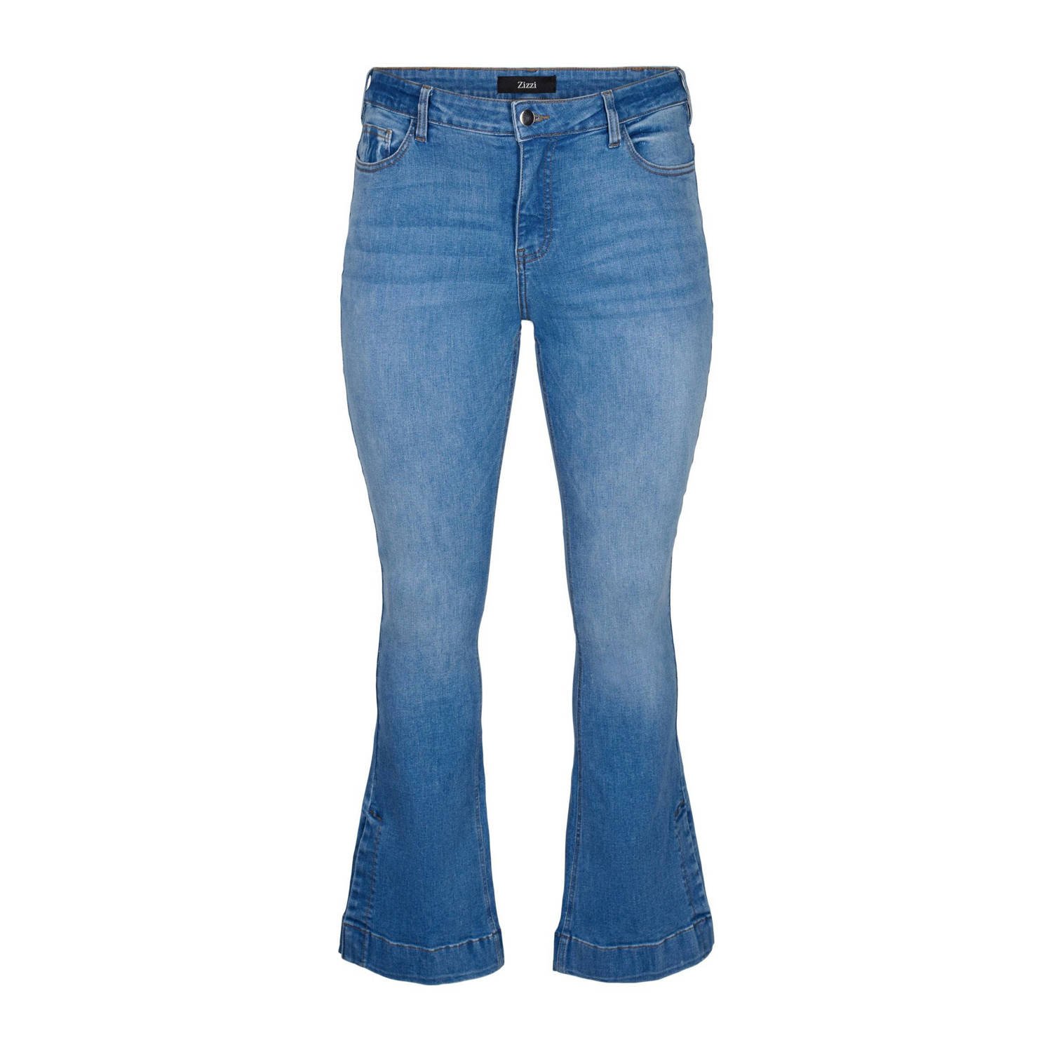 Zizzi bootcut jeans medium blue denim