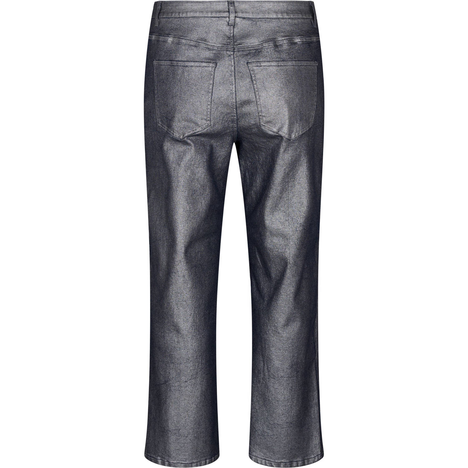 Zizzi wide leg jeans zilver
