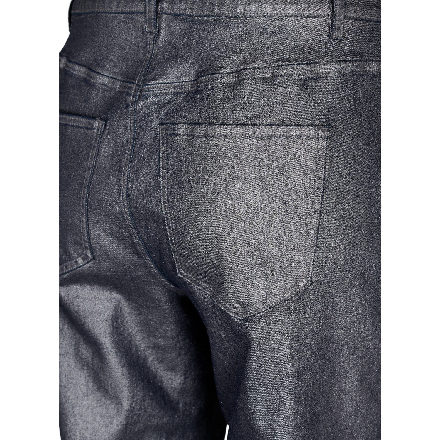 Zizzi wide leg jeans zilver