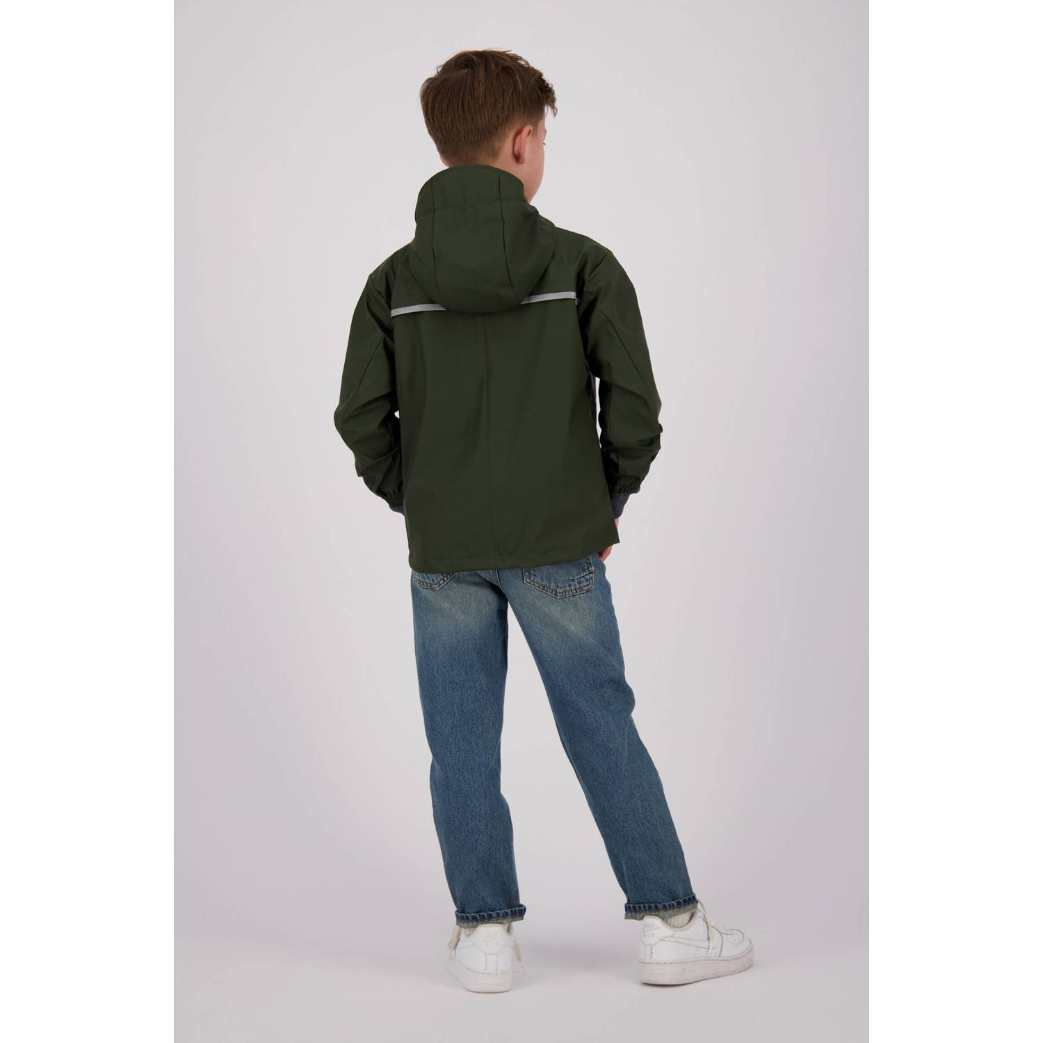 Vingino kids regenjas Thyfoon armygroen