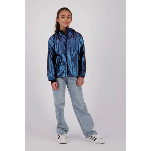 Vingino kids regenjas Lightning blauw metallic afbeelding
