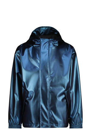 kids regenjas Lightning blauw metallic
