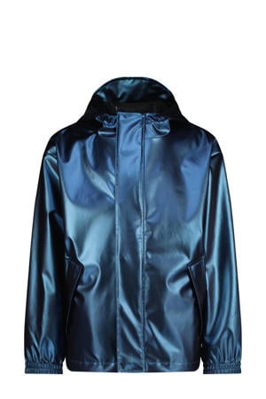 kids regenjas Lightning blauw metallic