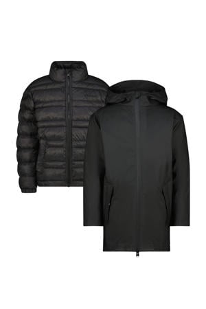 kids regenjas Monsoon zwart
