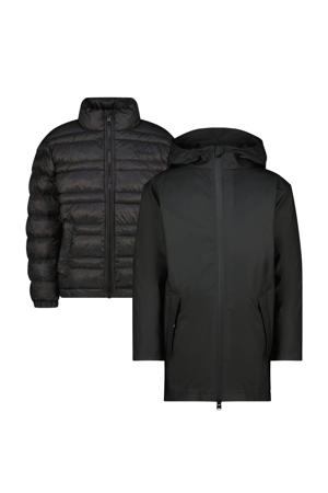 kids regenjas Monsoon zwart