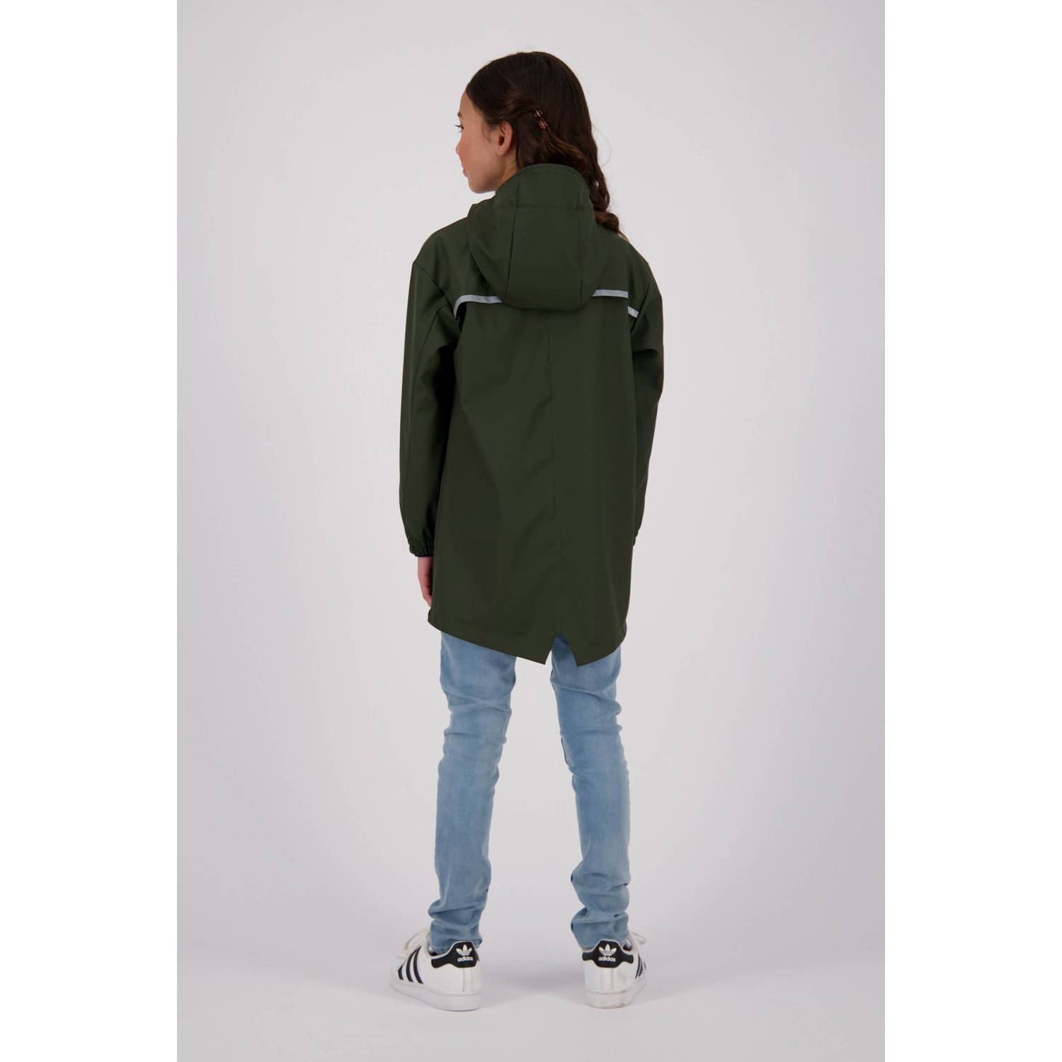 Vingino kids regenjas Thunder armygroen