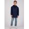 Vingino kids regenjas Thunder donkerblauw