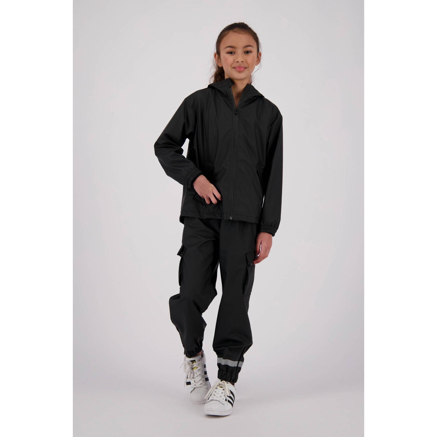 Vingino kids regenbroek Storm zwart