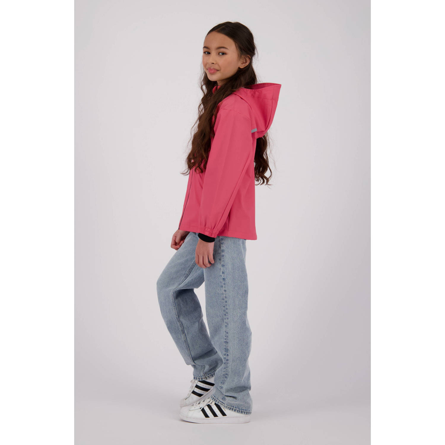 Vingino kids regenjas Thyfoon koraalroze