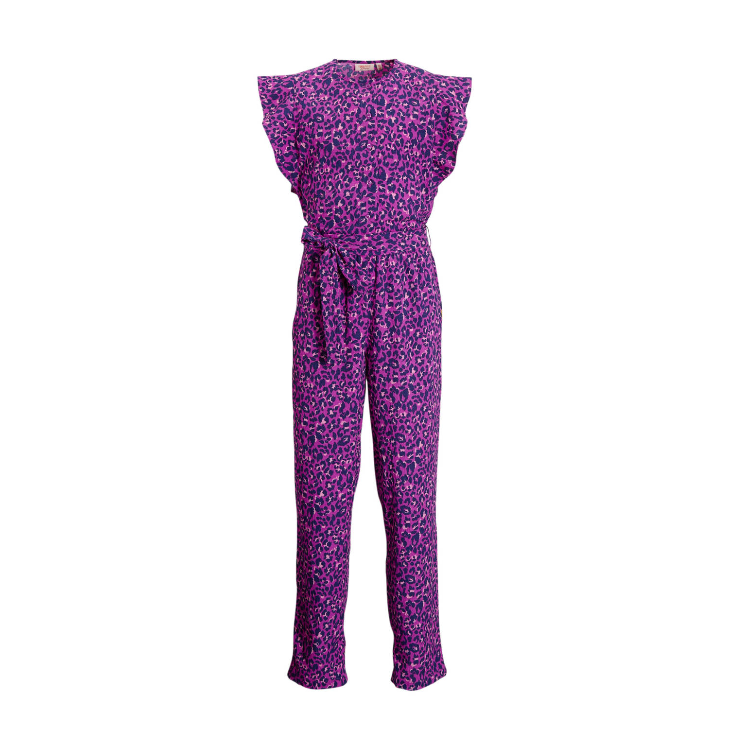Orange Stars jumpsuit Raye panterprint fuchsia