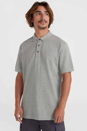 regular fit polo lichtgrijs