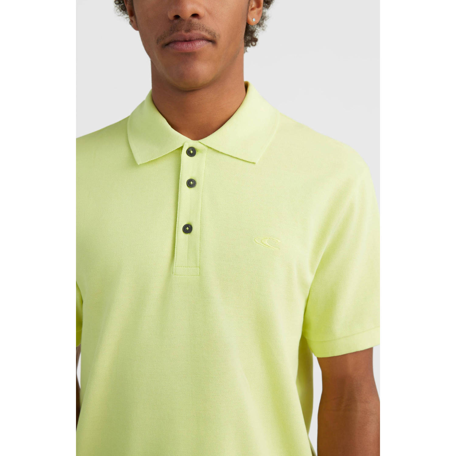 O'Neill regular fit polo limegroen