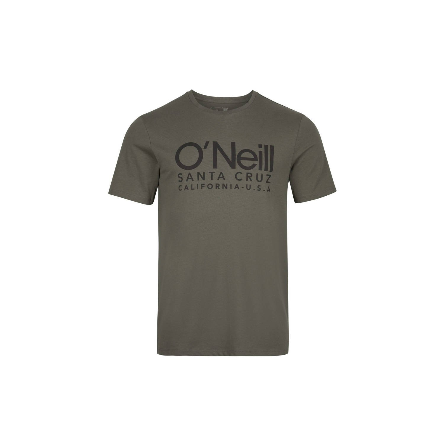 O'Neill regular fit T-shirt met printopdruk groen