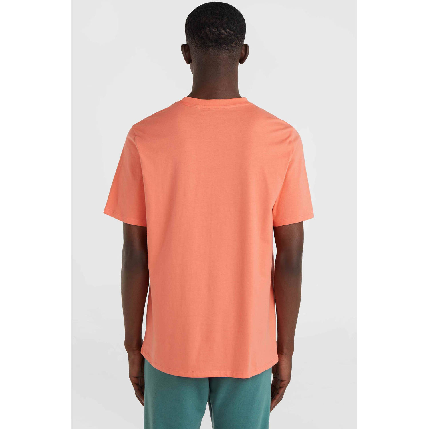 O'Neill regular fit T-shirt met printopdruk oranje