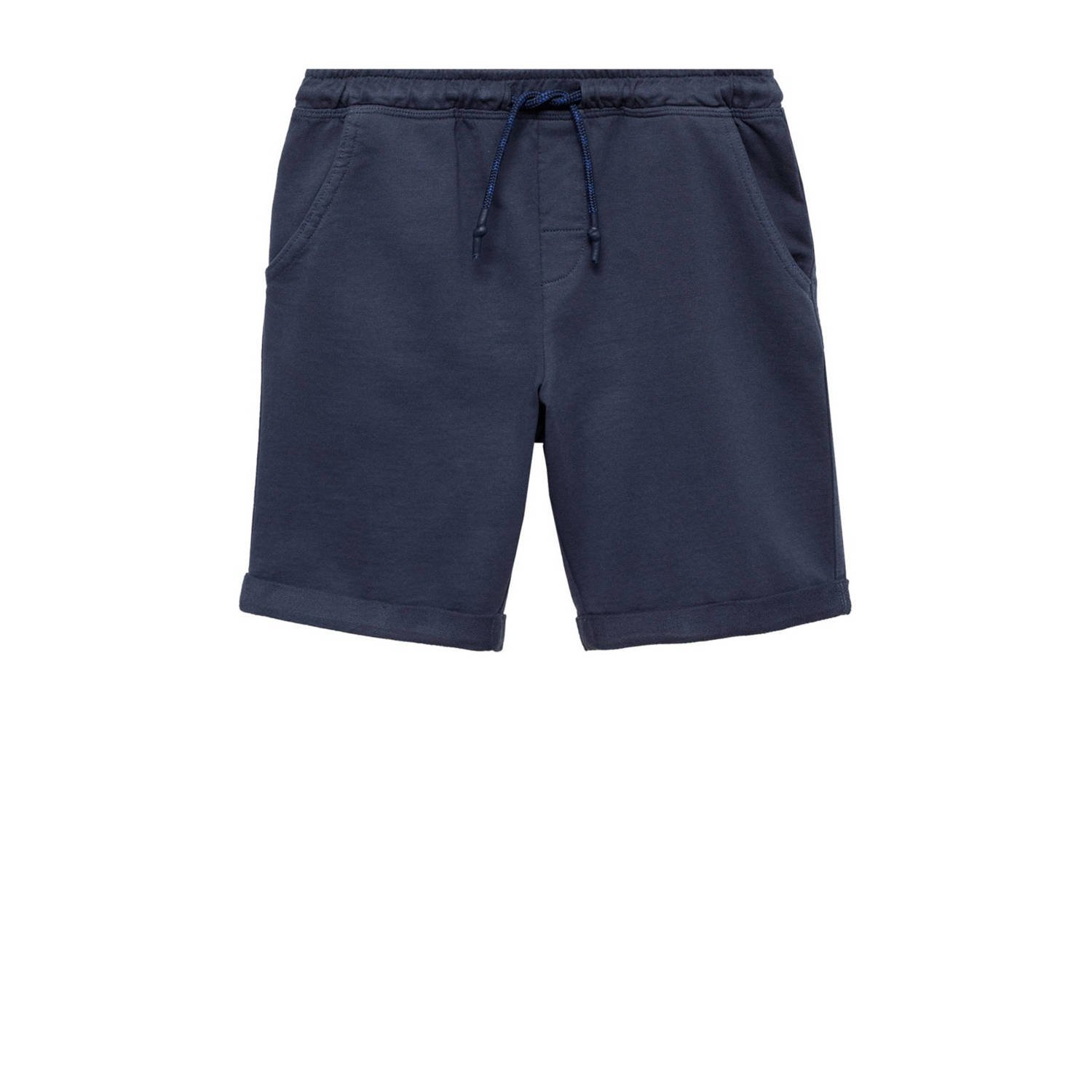 Mango Kids casual short donkerblauw Korte broek Jongens Katoen Effen 116