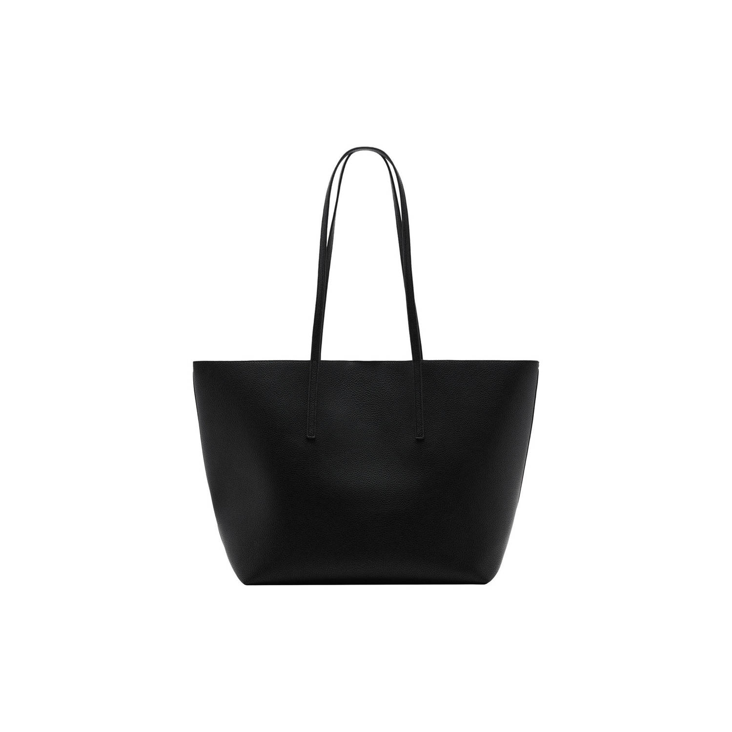 Mango shopper zwart