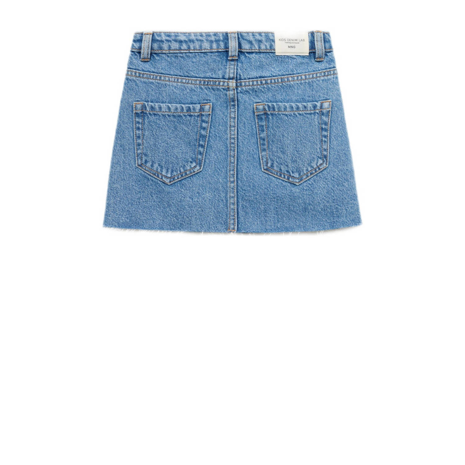 Mango Kids spijkerrok changeant blauw
