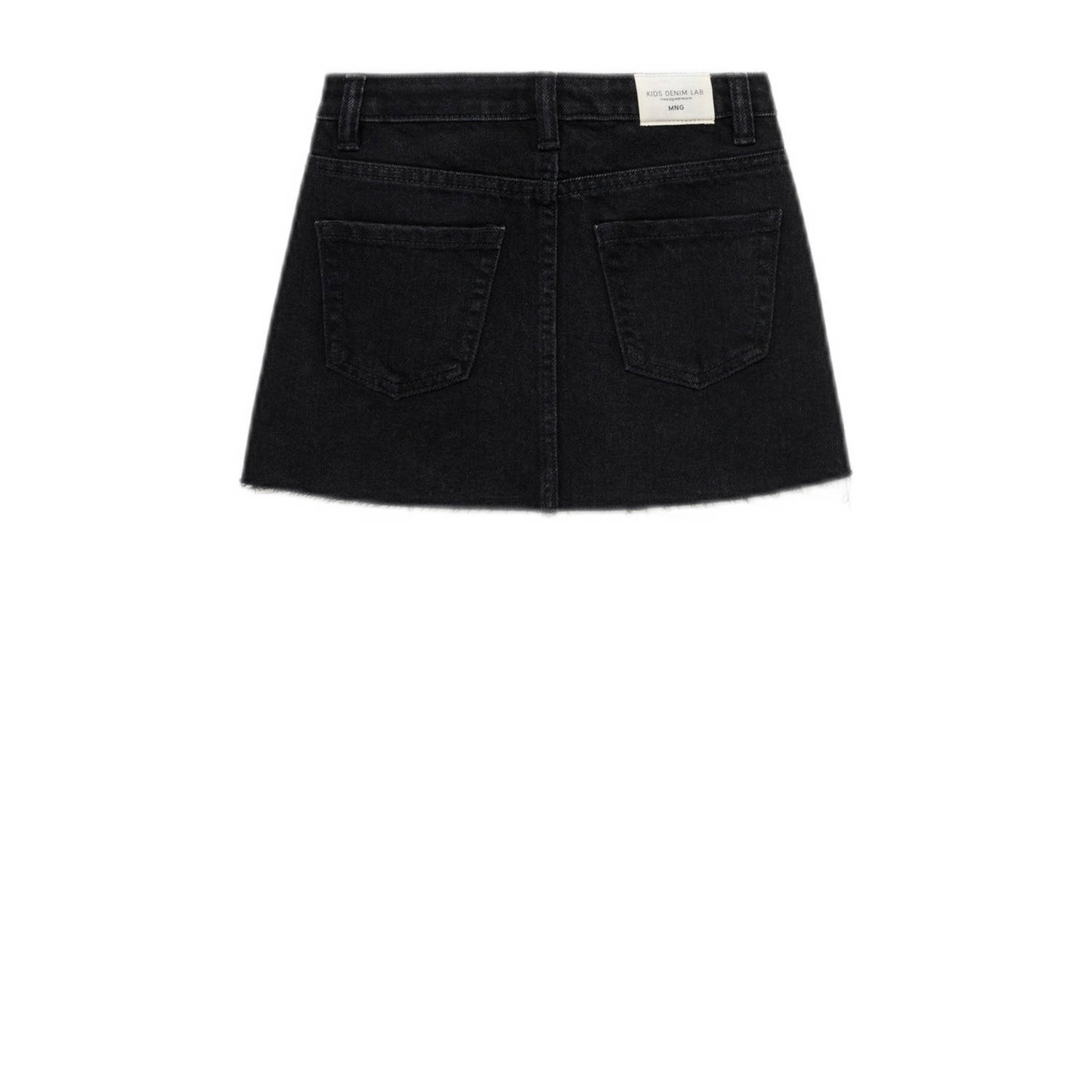 Mango Kids spijkerrok changeant grijs