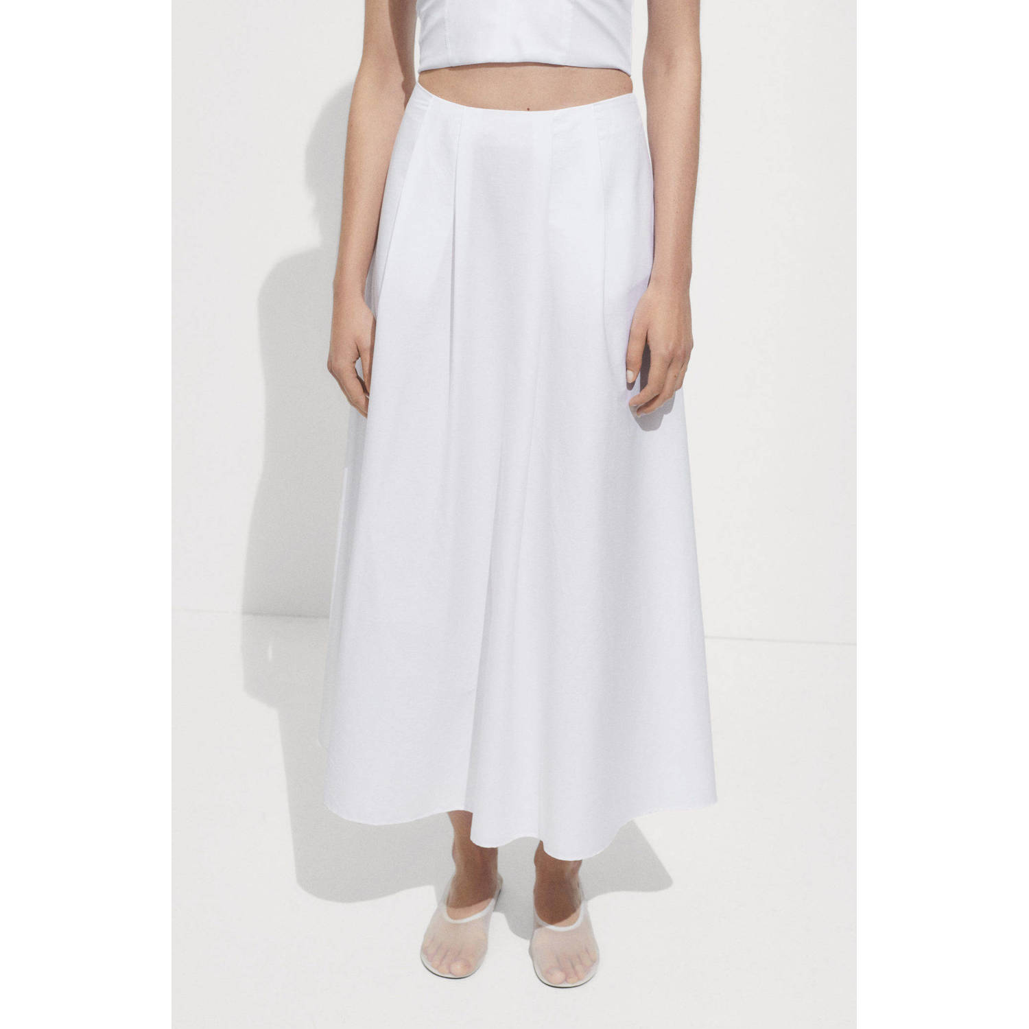 Mango maxi rok wit