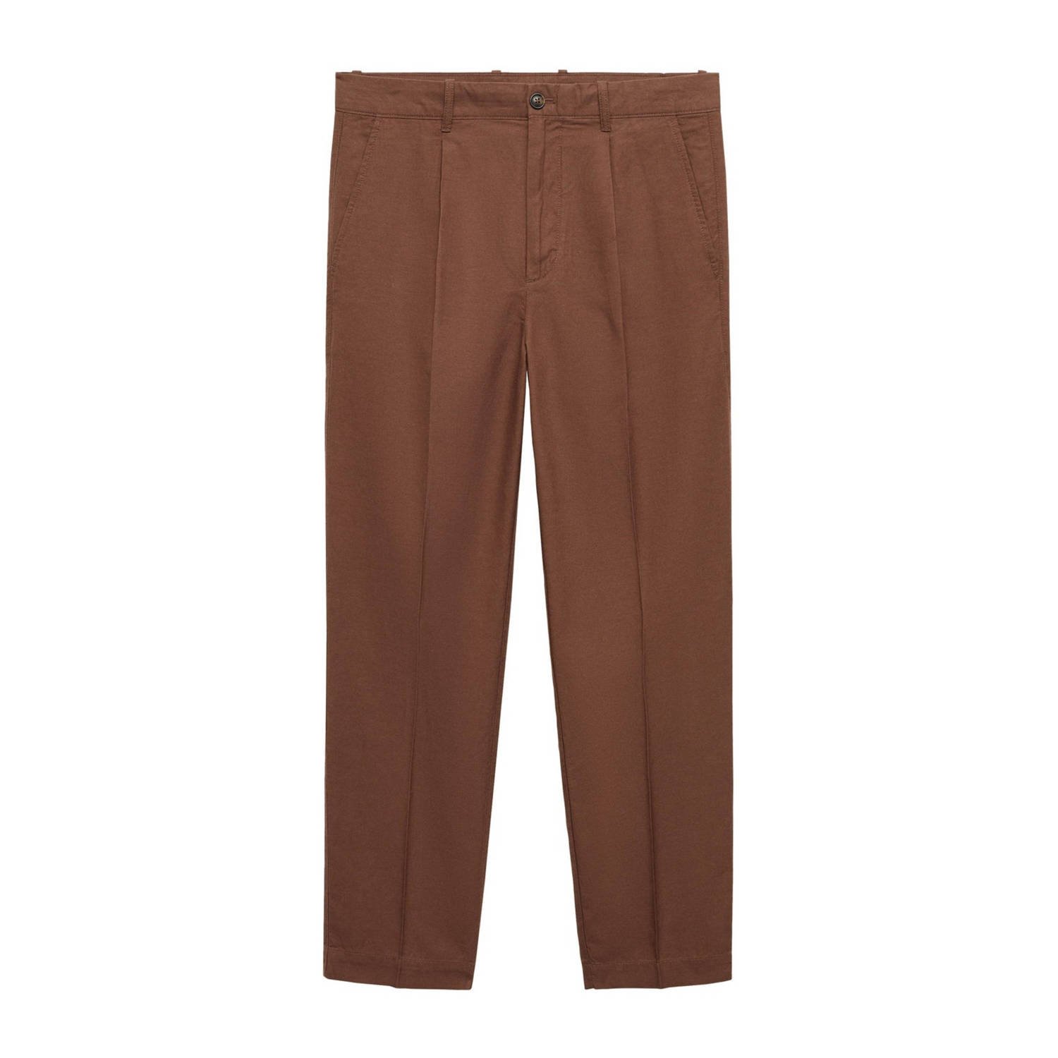 Mango Man relaxed chino bruin