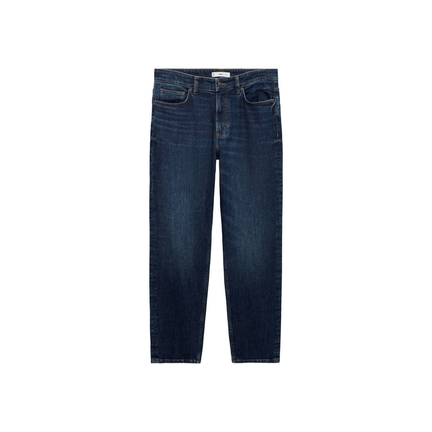 Mango Man tapered fit jeans dark blue denim