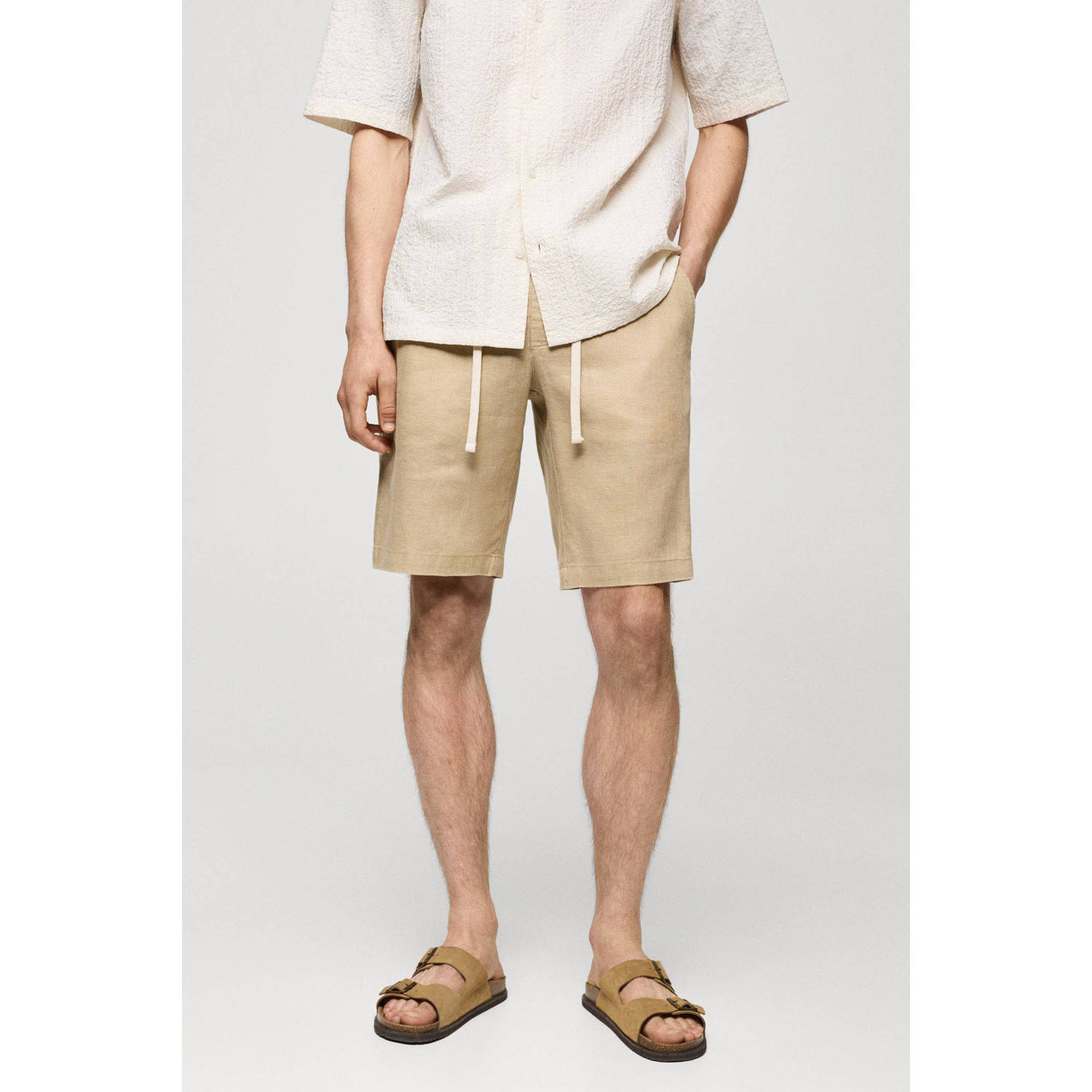 Mango Man regular fit short beige